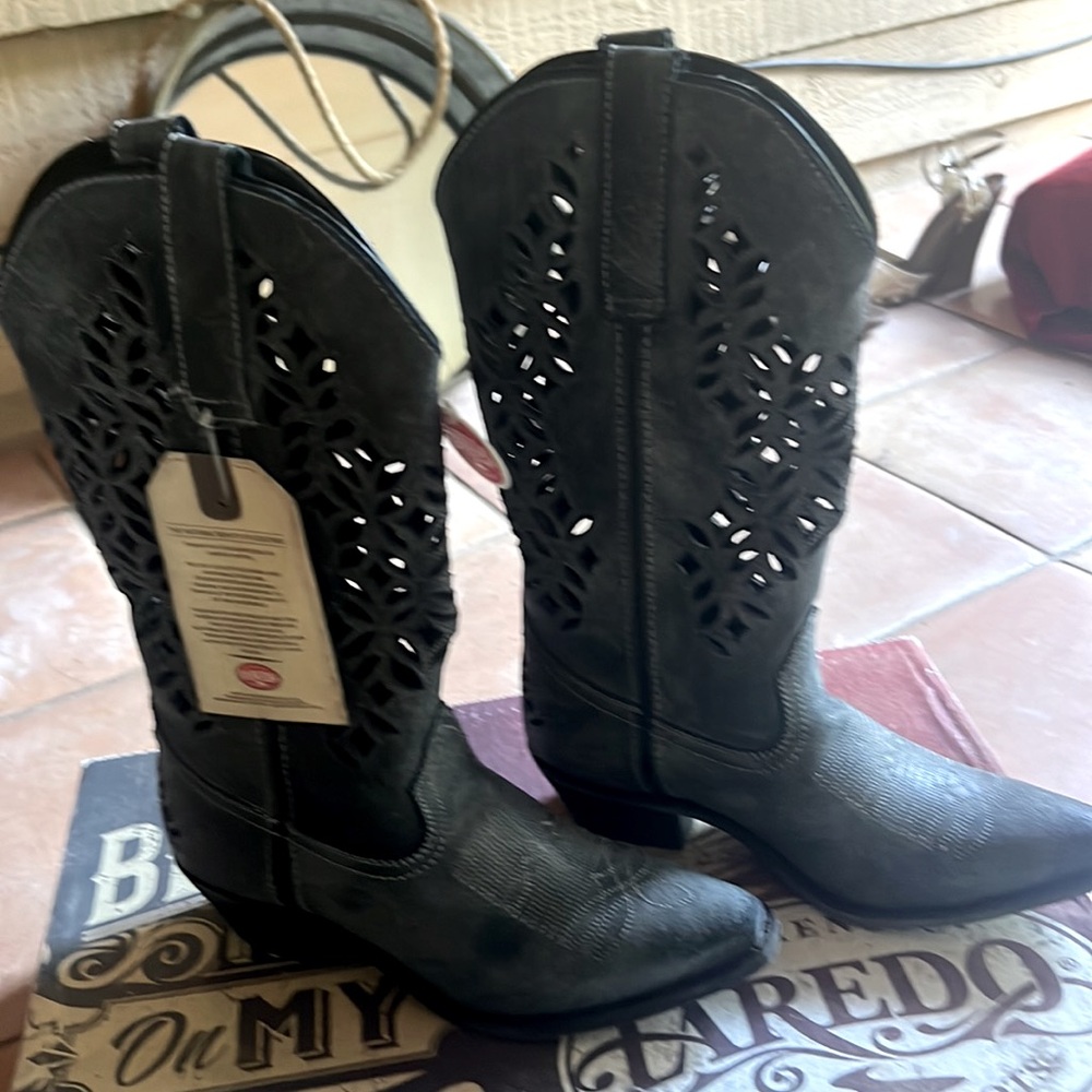Boots - cowboy size 8